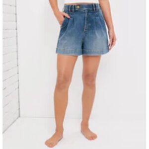 UpWest All-Day Pleated Denim Short - Surf Wash / M (8-10)